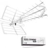 Antena kierunkowa DVB-T2 Spacetronik EOS PRO Combo UHF+VHF LTE 5G (biała)