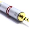 Adapter Aux Gniazdo Jack 6,3 Wtyk Jack 3,5 Vitalco Chrom
