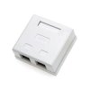 Puszka RJ45 8p8c Kat.6 STP Podwójna