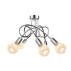 Lampa Sufitowa Nowoczesna 5Xe27 Rumba Silver