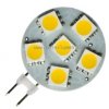 G4 1.2W Fi.24 6 SMD WW 12V AC/DC 120deg; Oro 0816