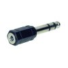 TruComponents 200743 Adapter Jack plug 6.35mm - Jack socket 3.5mm Stereo Pins:3