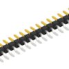 Pin header, 20 pole, pitch 2.54 mm, straight, black, 10080448