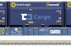 Wagon kontenerowy MiniTrix 18434 Wagon kontenerowy MiniTrix 18434 Wagon kontenerowy N GATX