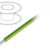 3079-GY005 Przewód na rolce 30,5m linka Cu 14AWG PVC zielono-żółty 600V