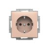 Gniazdo SCHUKO bez przesłon ZONI pudrowy beżowy 6620T-A08337 242 2CHT208337A4242