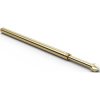 Standard test pin with probe, external hexagon, Ø 1.5 mm, travel  6.4 mm, pitch 2.54 mm, L 33.3 mm, F10007S150L200