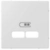 Merten Płytka centralna gniazda ładowarkiUSB biały act. SysM MTN4367-0325