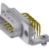 Złącze D-Sub 9-pinowe Wtyk Kątowy Przewlekany raster 2.84mm
