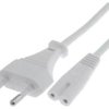 Cable-704-3.0Wh Kabel 2X0,75Mm2 Cee 7/16 (C) Wtyk, Iec C7 Żeński Pvc 3M Biały