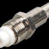 FME connector for RG 58, coupling, crimp
