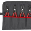 Zestaw szczypiec do pierścieni osadczych 4 części KNIPEX 00 19 57 V01