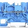 2-pin basic terminal, push-in connection, 1 pole, 24 A, 6 kV, blue, 2022-1604