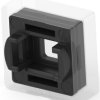 Actuator, square, (L x W x H) 10.2 x 10.2 x 3.9 mm, black, for input pushbutton, 2311403-2