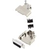 Encitech 6355-0009-14 D-Sub Receptacle Set 37 Pins 45° Solder Bucket