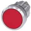 Napęd Przycisku 22Mm Czerwony Płaski Z Samopowrotem Metalowy Ip69k Sirius Act...