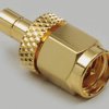 Coaxial adapter, 50 Ω, SMA plug to SMB socket, straight, 0409099