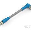 TE Connectivity Kabel siłownika czujnika Złącze A M8 4 długość 500 mm Rodzaj A Męski/żeński Złącze B M8 4