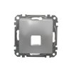 SEDNA DESIGN & ELEMENTS Płytka czołowa Keystone (HDMI RJ45) srebrne aluminium SDD113421 SCHNEIDER ELECTRIC