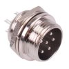 6 Way Male M16 Panel Mount Metal Circular Connector Socket 4A