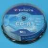 CD-R 700MB/80min 52x VERBATIM CAKE 10szt