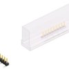 Pin header, 9 pole, pitch 2 mm, angled, black, SLY7SMD0369SSM