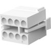Plug housing, 8 pole, pitch 4.95 mm, straight, natural, 1-480283-0