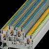 3210981 Protective conductor double-deck terminal block, PTTB 2.5, gray