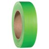 Adam Hall 58065NGRN Gaffer Tape Neon Green 25m x 38mm Durable Cloth