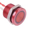 PBAR91F6000W2A APEM Red/Green illuminated Latching 19mm Piezo Switch Prewired IP68