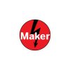 Maker Zap Sticker - Red