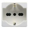 Gniazdo 2P+E Standard Włoski/Niemiecki 16A 250V Białe Gw20246