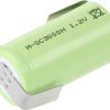 Mexcel -SC3000H Akumulator specjalny Sub-C Możliwa wysoka temperatura, Z-końcówka do lutowania, Płaska-Góra NiMH 1.2 V 3