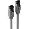 Patch cable, RJ45 plug, straight to RJ45 plug, straight, Cat 8.1, F/FTP, LSZH, 0.5 m, gray, BS08-41010