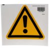 Tablica ostrzegawcza, kolor: Czarny/żółty, materiał PET Ogólne niebezpieczeństwo Etykieta