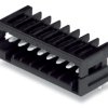 Złącze 10-pinowe 733 raster: 2.5 mm Kątowy 1-rzędowe WAGO Otwór przelotowy80 V W osłonie