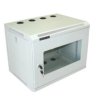 Szafa 19 wisząca ECO 8U 540x400 RAL7035 drzwi szklane