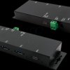 EX-1234HMVS USB 3.1 four-port industrial hub, 2x A, 2x C