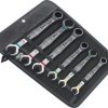 Zestaw kluczy płasko oczkowych z grzechotką 8 mm, 10 mm, 32 mm, 23 mm, 19 mm Wera Joker 05020022001