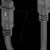 PIA620 USB 4.0 Adapterkabel, 20 Gbit/s, 240 W, 8K 30Hz, gewinkelt, 0,1