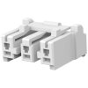 Plug housing, 3 pole, pitch 6.5 mm, straight, natural, 1747047-1