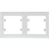 Lumina Soul Ramka Podwójna Pozioma Biała Wl5220