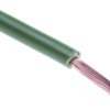 Przewód montażowy 2,5 mm² Zielony RS PRO PVC TI3 14 AWG 1 kV DC, 600 V AC dł. 100m 50/0,25 mm 105°C BS6231
