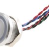 Przełącznik piezoelektryczny, Przewód, 200 mA przy 24 V DC, SPST, Niebieski, zielony, czerwony, -40 → +75°C