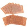 30szt. Uniwersalna płyta PCB 5x7cm rozstaw otworów 2,54mm DIY Płyta prototypowa z papieru,jednostronna płyta drukowana obwodu