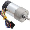 Pololu 19:1 Metal Gearmotor 37Dx68L mm 24V with 64 CPR Encoder (Helical Pinion)