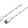 Kabel przedłużający DC, 3 m, biały z wtyczkami DC 5,5 x 2,5 mm