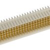 Male connector, type R, 160 pole, a-b-c-d-e, pitch 2.54 mm, press-in connection, straight, gold-plated, 02411602201