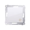 SIMON 54 Wyłącznik zwierny przycisk „dzwonek” (moduł) zaciski śrubowe biały DD1A.01/11 KONTAKT SIMON