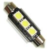 Dioda LED C5W 39mm 3xSMD5050 CAN CANBUS Biała 12V